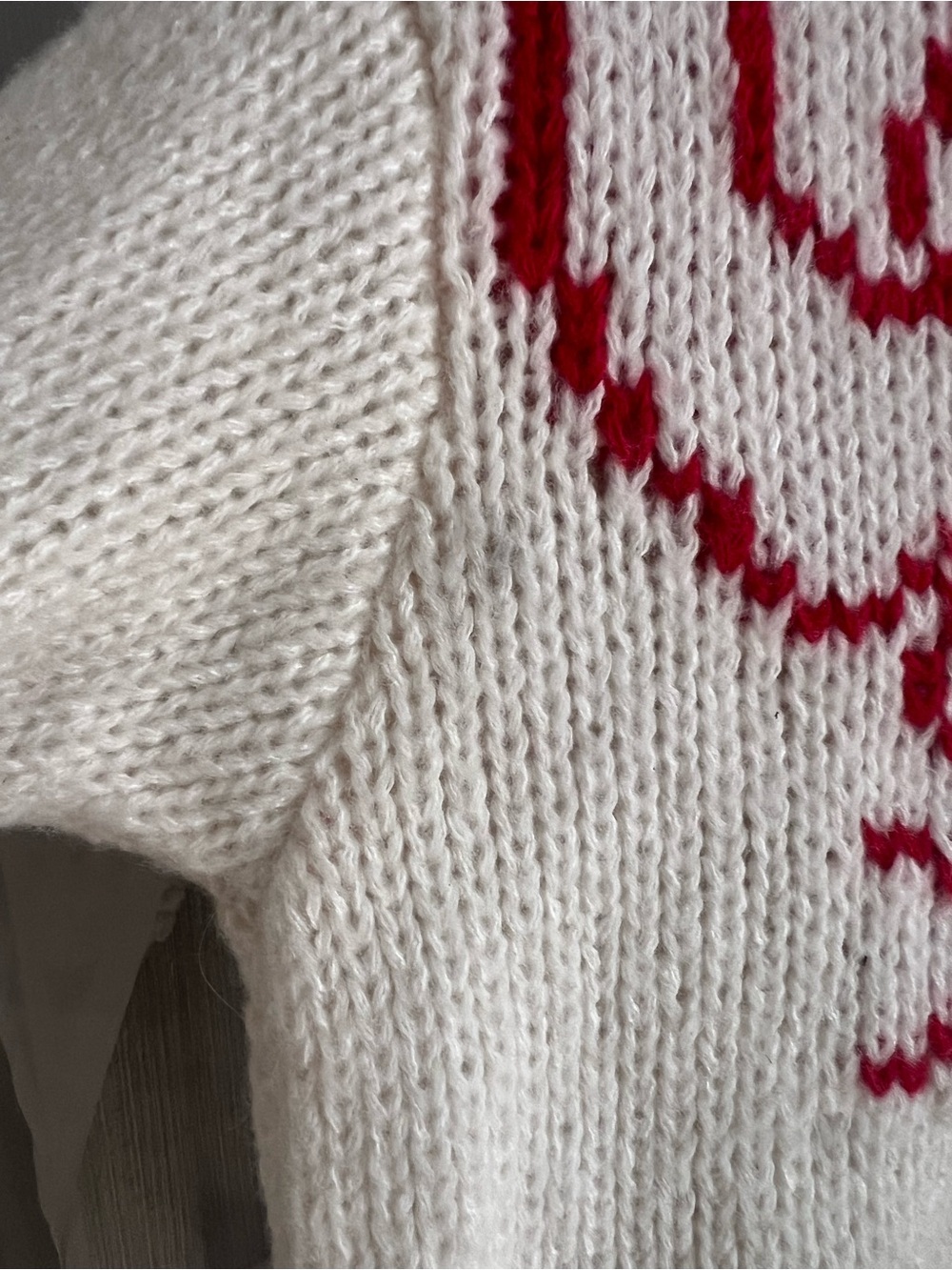 Coco & Shay Cream & Red Lobster Knit Sweater - Picture 5 of 5